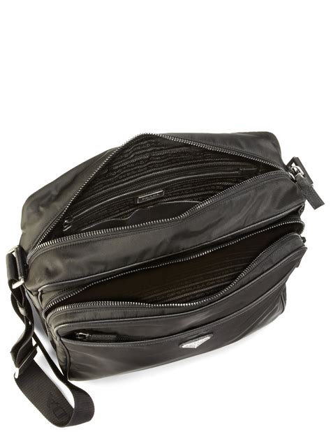 mens prada cross body bag|nylon messenger bag for men.